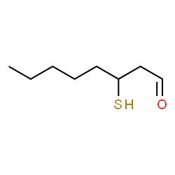 ChemSpider 2D Image | 3-Mercaptooctanal | C8H16OS