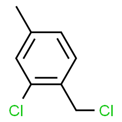 ChemSpider 2D Image | 2-Chloro-1-(chloromethyl)-4-methylbenzene | C8H8Cl2
