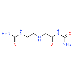 ChemSpider 2D Image | N-Carbamoyl-N~2~-[2-(carbamoylamino)ethyl]glycinamide | C6H13N5O3