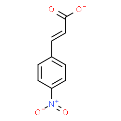 ChemSpider 2D Image | (2E)-3-(4-Nitrophenyl)acrylate | C9H6NO4