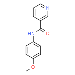 ChemSpider 2D Image | N-(4-Methoxyphenyl)nicotinamide | C13H12N2O2
