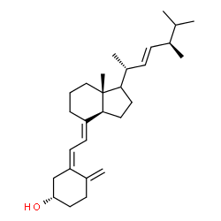 ChemSpider 2D Image | (3S,5Z,7E,17xi,22E)-9,10-Secoergosta-5,7,10,22-tetraen-3-ol | C28H44O