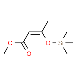 ChemSpider 2D Image | Methyl 3-((trimethylsilyl)oxy)-2-butenoate | C8H16O3Si