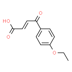 ChemSpider 2D Image | TRANS-3-(4-ETHOXYBENZOYL)ACRYLIC ACID | C12H12O4