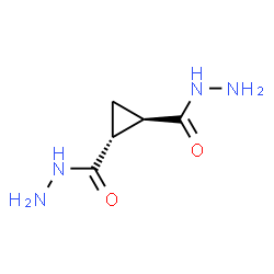 ChemSpider 2D Image | (1R,2R)-1,2-Cyclopropanedicarbohydrazide | C5H10N4O2