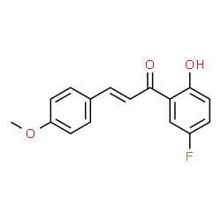 ChemSpider 2D Image | 5'-Fluoro-2'-hydroxy-4-methoxychalcone | C16H13FO3