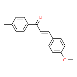 ChemSpider 2D Image | (2E)-3-(4-Methoxyphenyl)-1-(4-methylphenyl)-2-propen-1-one | C17H16O2