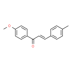 ChemSpider 2D Image | (2E)-1-(4-Methoxyphenyl)-3-(4-methylphenyl)-2-propen-1-one | C17H16O2