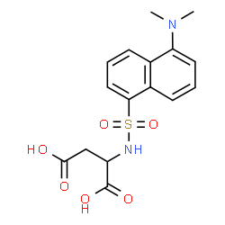 ChemSpider 2D Image | dansyl-dl-aspartic acid | C16H18N2O6S