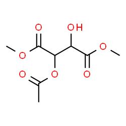 ChemSpider 2D Image | Dimethyl 2-acetoxy-3-hydroxysuccinate | C8H12O7