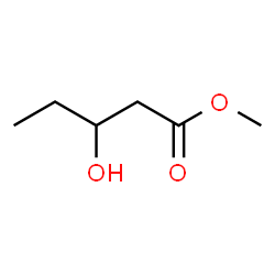 ChemSpider 2D Image | Methyl 3-hydroxypentanoate | C6H12O3
