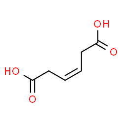 ChemSpider 2D Image | (3Z)-3-Hexenedioic acid | C6H8O4