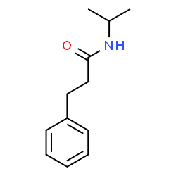 ChemSpider 2D Image | N-Isopropyl-3-phenylpropanamide | C12H17NO