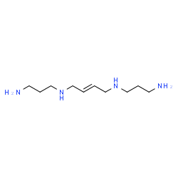 ChemSpider 2D Image | (2E)-N,N'-Bis(3-aminopropyl)-2-butene-1,4-diamine | C10H24N4