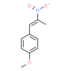 ChemSpider 2D Image | 2-Nitro-1-(4-methoxyphenyl)-1-propene | C10H11NO3