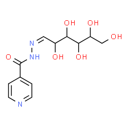 ChemSpider 2D Image | N'-[(1Z)-2,3,4,5,6-Pentahydroxyhexylidene]isonicotinohydrazide | C12H17N3O6