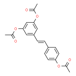 ChemSpider 2D Image | ACETYLRESVERATROL | C20H18O6