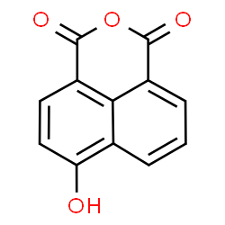 ChemSpider 2D Image | 6-Hydroxy-1H,3H-benzo[de]isochromene-1,3-dione | C12H6O4