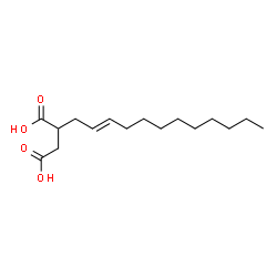 ChemSpider 2D Image | 2-[(2E)-2-Dodecen-1-yl]succinic acid | C16H28O4