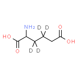 ChemSpider 2D Image | 2-Amino(3,3,4,4-~2~H_4_)hexanedioic acid | C6H7D4NO4