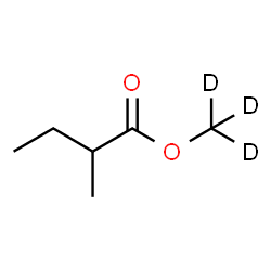 ChemSpider 2D Image | (~2~H_3_)Methyl 2-methylbutanoate | C6H9D3O2