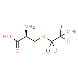 ChemSpider 2D Image | S-[2-Hydroxy(~2~H_4_)ethyl]-L-cysteine | C5H7D4NO3S