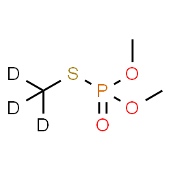 ChemSpider 2D Image | O,O-Dimethyl S-(~2~H_3_)methyl phosphorothioate | C3H6D3O3PS
