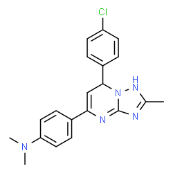 ChemSpider 2D Image | MFCD02670688 | C20H20ClN5