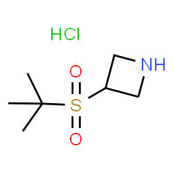 ChemSpider 2D Image | 3-(tert-Butylsulfonyl)azetidine hydrochloride | C7H16ClNO2S