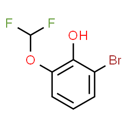 ChemSpider 2D Image | 2-Bromo-6-(difluoromethoxy)phenol | C7H5BrF2O2