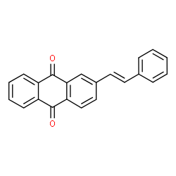 ChemSpider 2D Image | 2-[(E)-2-Phenylvinyl]-9,10-anthraquinone | C22H14O2