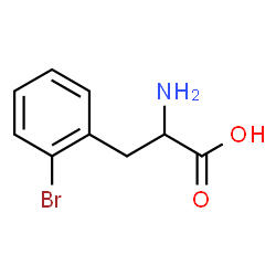 ChemSpider 2D Image | DL-2-Br-Phe-OH | C9H10BrNO2