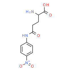 ChemSpider 2D Image | N-(4-Nitrophenyl)glutamine | C11H13N3O5