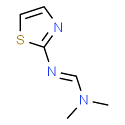 ChemSpider 2D Image | N,N-Dimethyl-N'-(thiazol-2-yl)formimidamide | C6H9N3S