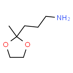 ChemSpider 2D Image | 3-(2-Methyl-1,3-dioxolan-2-yl)-1-propanamine | C7H15NO2