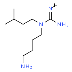 ChemSpider 2D Image | 1-(4-Aminobutyl)-1-(3-methylbutyl)guanidine | C10H24N4