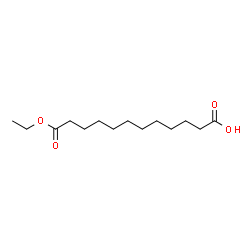 ChemSpider 2D Image | 12-Ethoxy-12-oxododecanoic acid | C14H26O4
