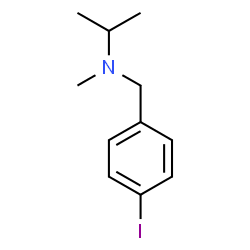 ChemSpider 2D Image | N-(4-Iodobenzyl)-N-methyl-2-propanamine | C11H16IN