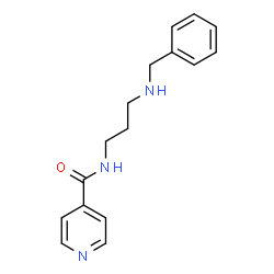 ChemSpider 2D Image | N-[3-(Benzylamino)propyl]isonicotinamide | C16H19N3O