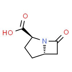 ChemSpider 2D Image | (3S,5S)-carbapenam-3-carboxylic acid | C7H9NO3