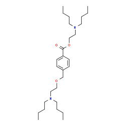 ChemSpider 2D Image | 2-(Dibutylamino)ethyl 4-{[2-(dibutylamino)ethoxy]methyl}benzoate | C28H50N2O3