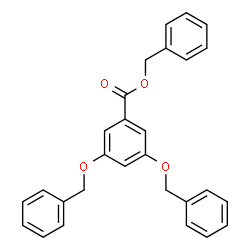 ChemSpider 2D Image | Benzyl 3,5-bis(benzyloxy)benzoate  | C28H24O4