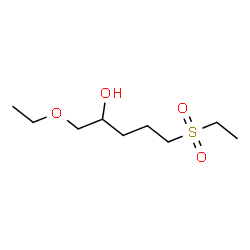 ChemSpider 2D Image | 1-Ethoxy-5-(ethylsulfonyl)-2-pentanol | C9H20O4S