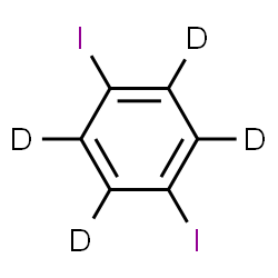 ChemSpider 2D Image | 1,4-Diiodobenzene-d4 | C6D4I2