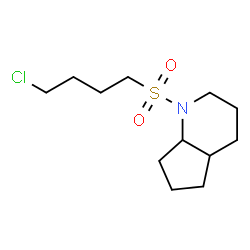 ChemSpider 2D Image | 1-[(4-Chlorobutyl)sulfonyl]octahydro-1H-cyclopenta[b]pyridine | C12H22ClNO2S