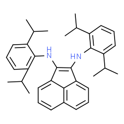 ChemSpider 2D Image | N,N'-Bis(2,6-diisopropylphenyl)-1,2-acenaphthylenediamine | C36H42N2