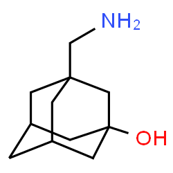 ChemSpider 2D Image | 3-(Aminomethyl)-1-adamantanol | C11H19NO