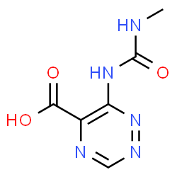 ChemSpider 2D Image | 6-[(Methylcarbamoyl)amino]-1,2,4-triazine-5-carboxylic acid | C6H7N5O3