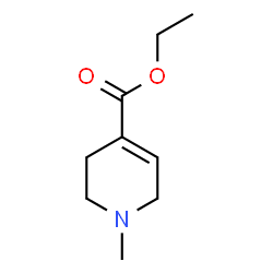 ChemSpider 2D Image | Ethyl 1-methyl-1,2,3,6-tetrahydro-4-pyridinecarboxylate | C9H15NO2