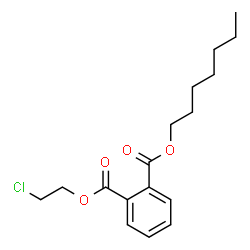 ChemSpider 2D Image | 2-Chloroethyl heptyl phthalate | C17H23ClO4